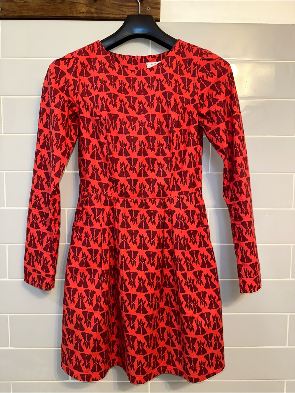 Birds of North America “Topaz” Rabbit Print Dress
